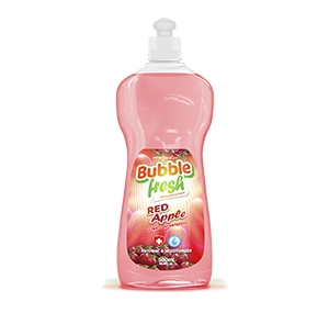 Bubble Fresh Red Apple