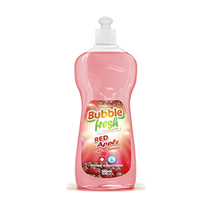 Bubble Fresh Red Apple